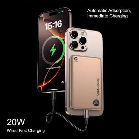 LITO Ultra-Thin Magnetic Wireless Power Bank - Image 2